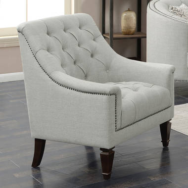 Furniture of america lysa 2024 grey wingback accent chair